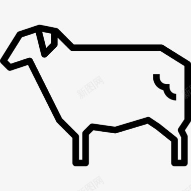 绵羊动物和食物2直系图标图标