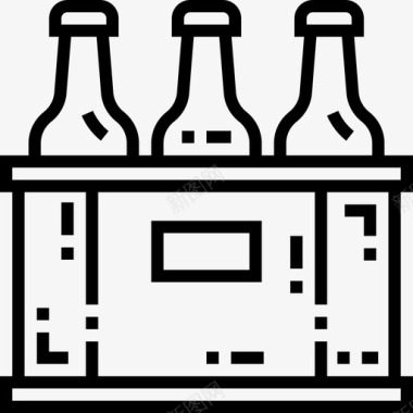 啤酒17号酒吧直系图标图标