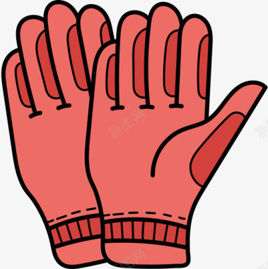 手套清洁39彩色图标图标