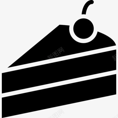 蛋糕面包店68填充图标图标