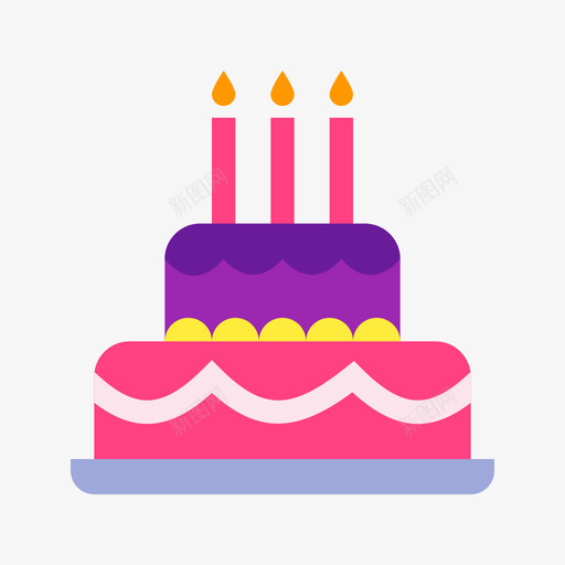 Birthday Cakesvg_新图网 https://ixintu.com Birthday Cake