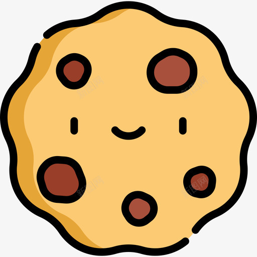 饼干面包房29线性颜色图标svg_新图网 https://ixintu.com 线性颜色 面包房29 饼干
