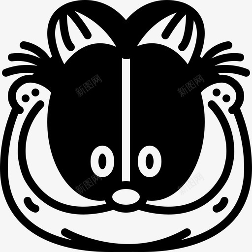加菲猫动画卡通图标svg_新图网 https://ixintu.com 加菲猫 动画 卡通 搞笑 角色