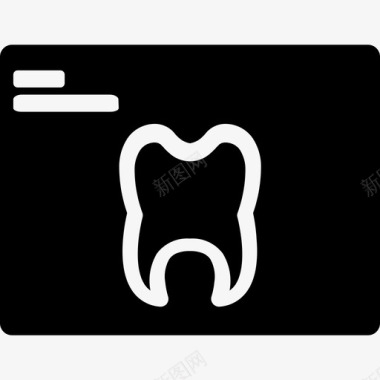 x光牙齿牙科医疗保健图标图标