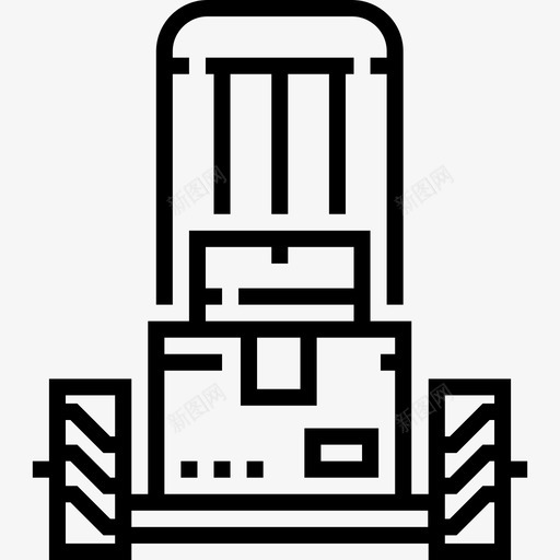 手推车工业33直线图标svg_新图网 https://ixintu.com 工业33 手推车 直线