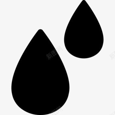 水滴雨湿图标图标