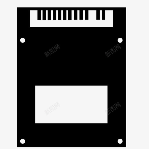 固态硬盘计算机设备图标svg_新图网 https://ixintu.com 固态硬盘 存储器 存储设备 小工具 计算机 设备 驱动器