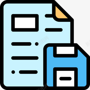 文件文件和文件16线性颜色图标图标