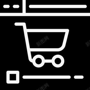 网上购物必需品在线营销2填充图标图标