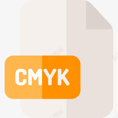 Cmyk艺术家工作室4公寓图标图标