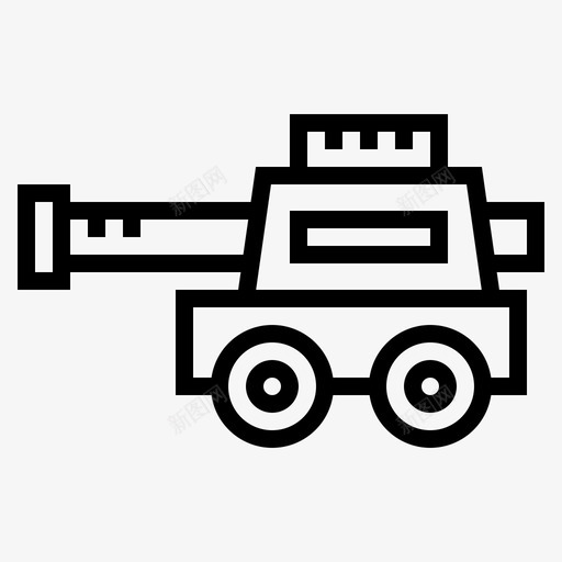坦克军事运输图标svg_新图网 https://ixintu.com 军事 坦克 战争 武器 运输