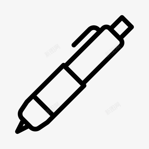 钢笔配件艺术品图标svg_新图网 https://ixintu.com 美术 艺术品 配件 钢笔