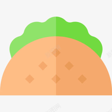Taco死亡日11号Flat图标图标