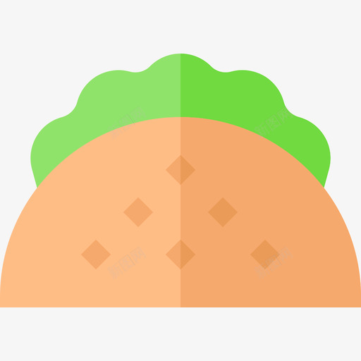 Taco死亡日11号Flat图标svg_新图网 https://ixintu.com Taco死亡日11号Flat