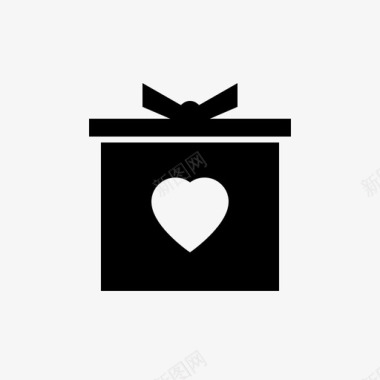 礼物庆祝礼物包装图标图标