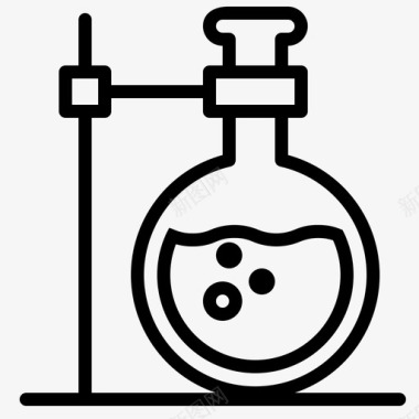 科学实验教育设备图标图标