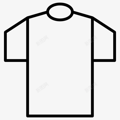 T恤无袖时尚和服装薄图标svg_新图网 https://ixintu.com T恤 无袖 时尚和服装薄