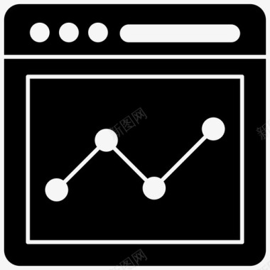 web信息图业务分析财务图图标图标