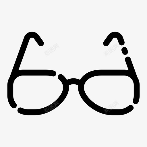 眼镜创意教育图标svg_新图网 https://ixintu.com 创意 头脑 教育 智力 眼镜 科学