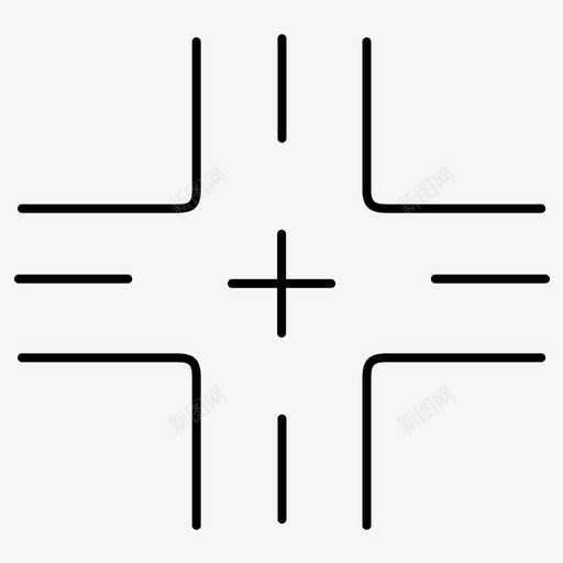 公路街道交通图标svg_新图网 https://ixintu.com 交通 公路 街道