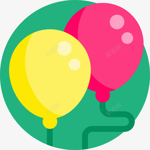 气球夜派对15平的图标svg_新图网 https://ixintu.com 夜派对15 平的 气球