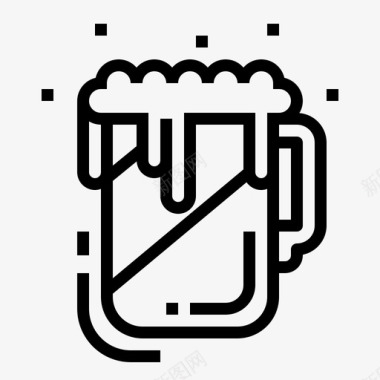啤酒餐厅图标图标