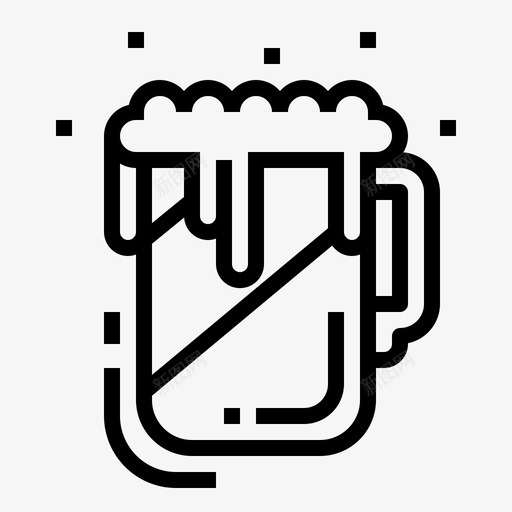 啤酒餐厅图标svg_新图网 https://ixintu.com 啤酒 餐厅