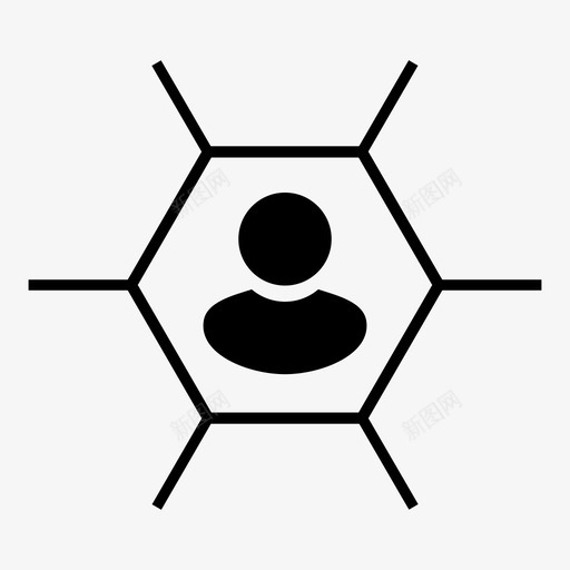 图表头像业务图标svg_新图网 https://ixintu.com 业务 业务演示 信息图表 图表 头像 演示 连接