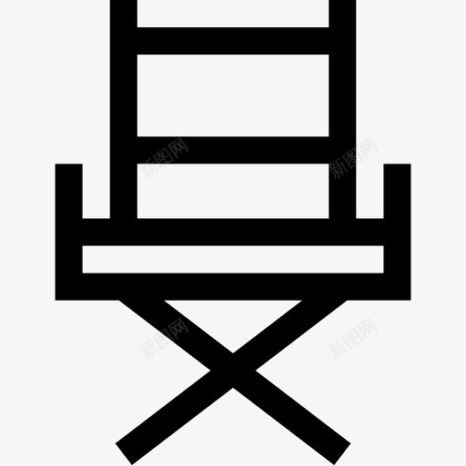 椅子图3直线图标svg_新图网 https://ixintu.com 图3 椅子 直线
