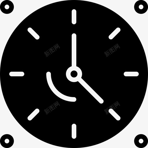 表盘模拟时钟图标svg_新图网 https://ixintu.com 倒计时 时钟 模拟 表盘 计时器