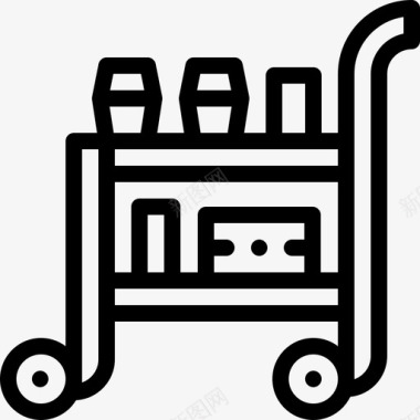 Cart医院28直线型图标图标