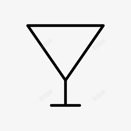 玻璃饮料口渴图标svg_新图网 https://ixintu.com 厨房和食物 口渴 玻璃 饮料