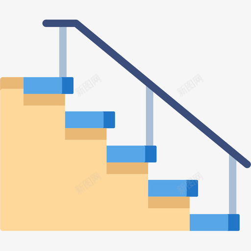 楼梯建筑21平面图标svg_新图网 https://ixintu.com 平面 建筑21 楼梯