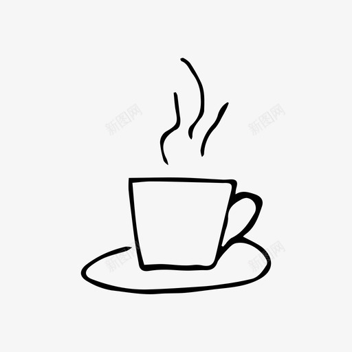 茶咖啡热饮图标svg_新图网 https://ixintu.com 咖啡 早晨 热饮 茶 饮料