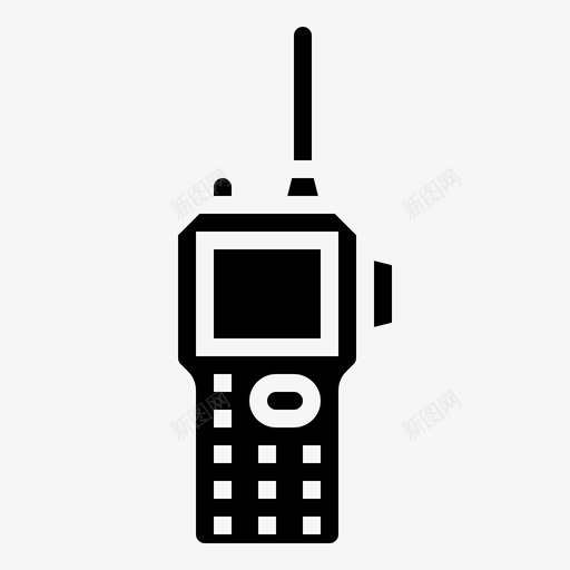 无线电设备通信数字图标svg_新图网 https://ixintu.com 探测器元素符号 数字 无线电设备 移动 通信