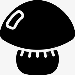 毒蕈毒蕈秋天58填充图标高清图片