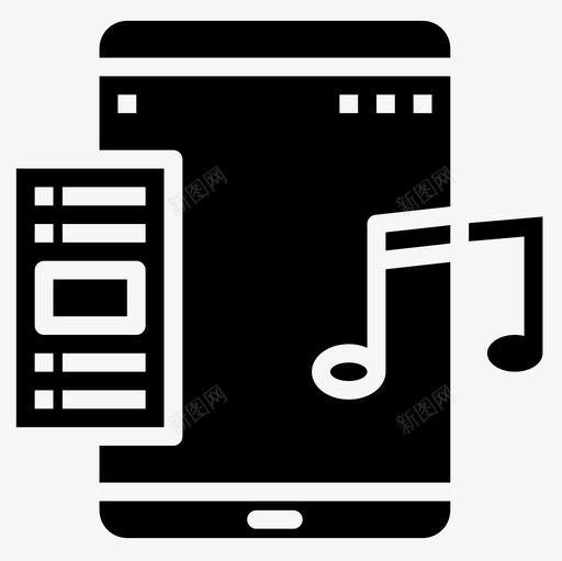 音乐和多媒体平板应用程序4填充图标svg_新图网 https://ixintu.com 填充 平板应用程序4 音乐和多媒体