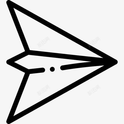 纸飞机创业公司16家直线型图标svg_新图网 https://ixintu.com 创业公司16家 直线型 纸飞机