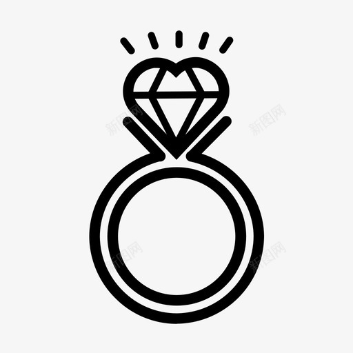 爱的戒指幸福的爱的图标svg_新图网 https://ixintu.com 关系的 幸福的 爱的 爱的关系 爱的戒指