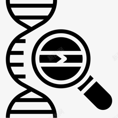Dna遗传学3填充图标图标