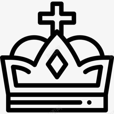 皇冠中世纪27直纹图标图标