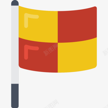 旗帜世界杯扁平图标图标