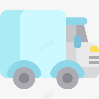 平板卡车车辆和运输工具图标图标