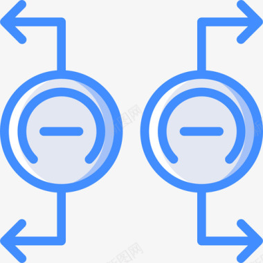 磁铁物理5蓝色图标图标