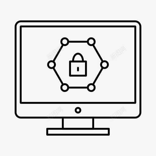 受保护的网络lcd锁定图标svg_新图网 https://ixintu.com lcd seo线路 受保护的网络 密码保护 锁定