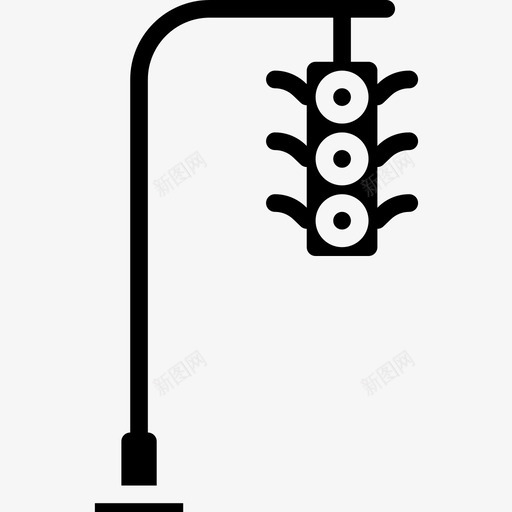 红绿灯5号灯加油图标svg_新图网 https://ixintu.com 5号灯 加油 红绿灯