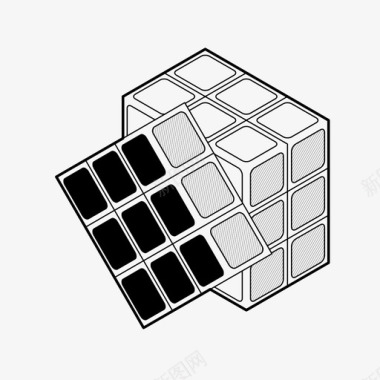 rubikscube大脑问题挑战图标图标