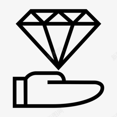 价值钻石珠宝图标图标
