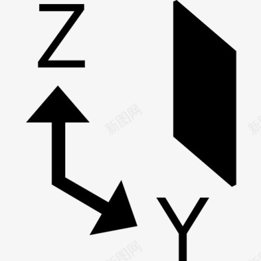 ZY坐标轴图标