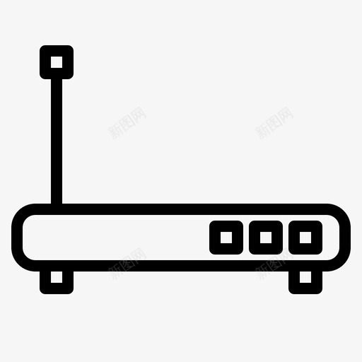 路由器计算机硬件图标svg_新图网 https://ixintu.com 互联网 硬件 计算机 计算机和硬件线路 路由器